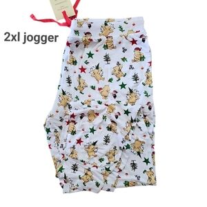 Christmas Pooh Joggers